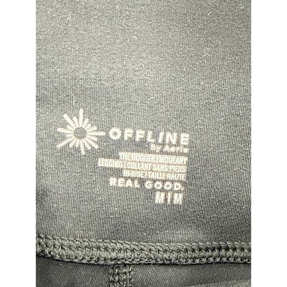 Aerie Offline Black Gym Workout Hi Rise Legging Medium - Picture 3 of 4